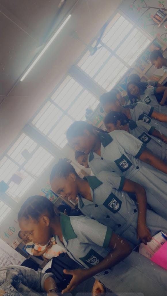 Learners in a classroom during a session